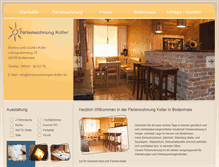 Tablet Screenshot of ferienwohnungen-koller.de